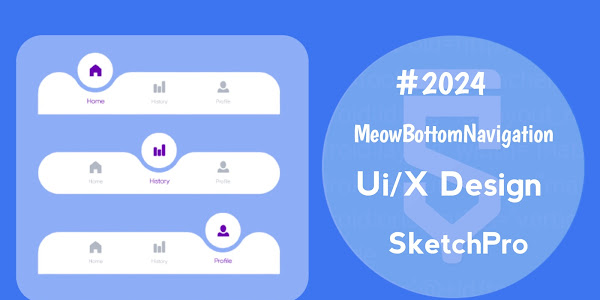 How to create meow BottomNavigationBar in Sketchware Pro