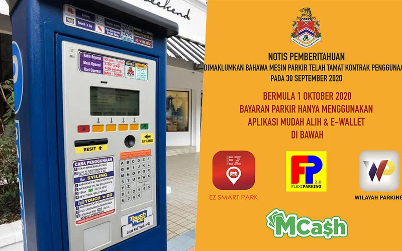 DBKL Perkenal Bayaran Menggunakan E-Wallet Untuk Bayaran Parking Dan Tidak Lagi menggunakan Mesin