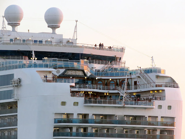 Cruise ship Emerald Princess, IMO 9333151, port of Livorno