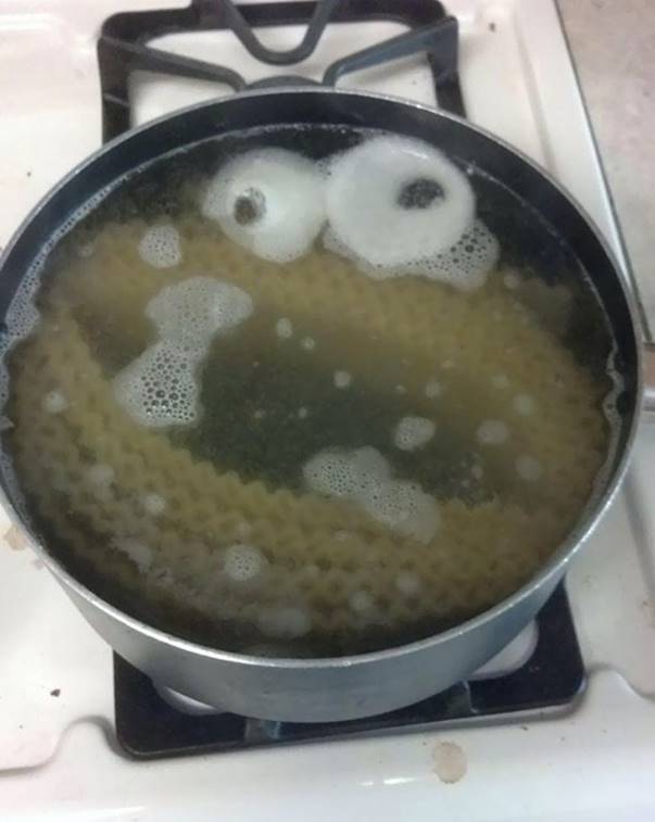 “So what are you, pasta monster!”