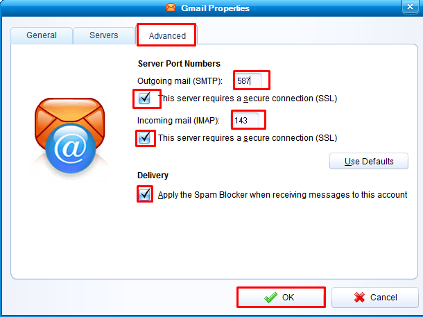 IMAP settings in roadrunner.net