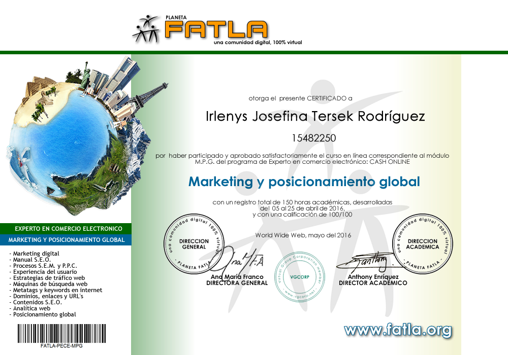 Marketing y Posicionamiento Global