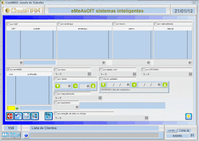 Cadastro de Clientes  www.eMeAsOfT.com