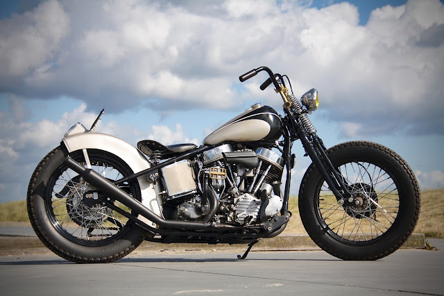 Harley Davidson Panhead By Customs From Jamesville Hell Kustom