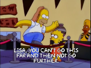 Lisa, you can't go this far and then not go further.