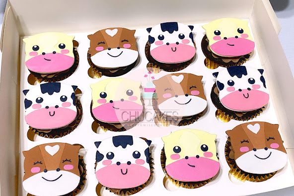 cow cupcakes cows chucakes