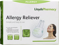 Photo of packaging for an Allergy Reliever from Lloyds Pharmacy