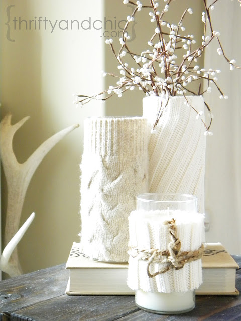 Sweater Candle Embellishment