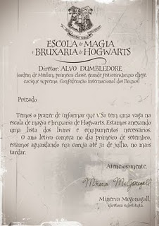 HP World: Carta de Hogwarts