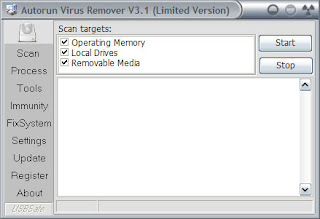 Feature of Autorun virus remover