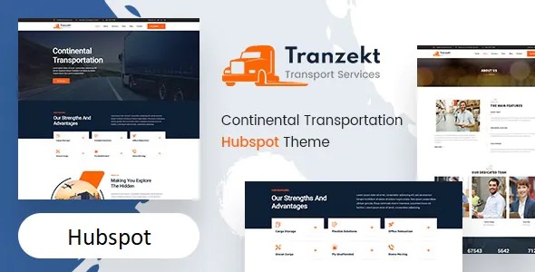 Best Transport and logistics HubSpot Theme