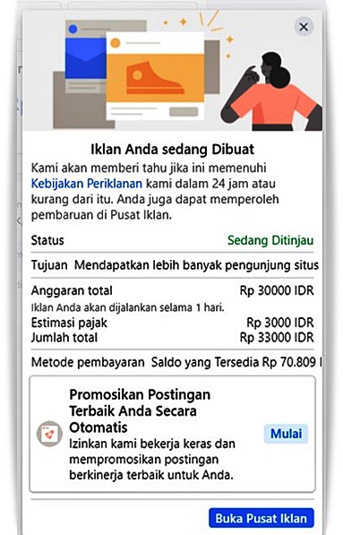 Cara pasang iklan di Facebook