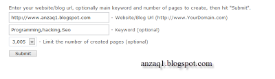 websubmission to search engines