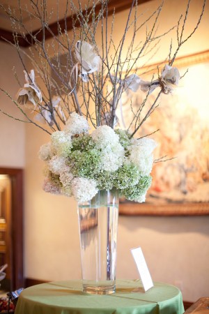 Eyecatching tall centerpiece