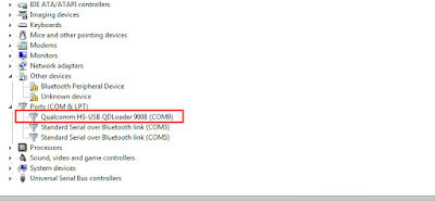 qualcomm hs-usbqdloader 9008