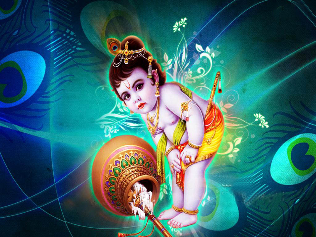 Lord Krishna Desktop Wallpaper