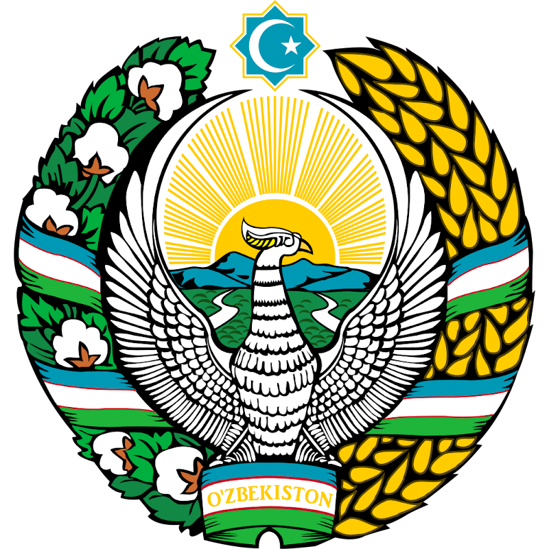 Logo Gambar Lambang Simbol Negara Uzbekistan PNG JPG ukuran 800 px