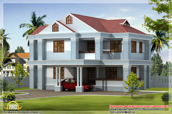 Beautiful Indian home elevation #01