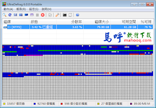 免費磁碟重組軟體下 - UltraDefrag 免安裝中文版下載