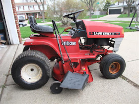 fixed, repaired, riding mower, lawn mower, lawn chief, spark plug