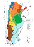 MAPAS: Hidrografía, Climas, Temperaturas, Ecoregiones, Desastres Naturales (mapa argentina ecoregiones)