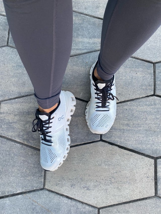 on cloud shoes