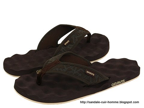 Sandale cuir homme:A113-675280