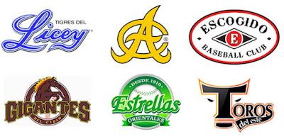 Escudos de los equipos de la Liga de Béisbol Profesional de la República Dominicana