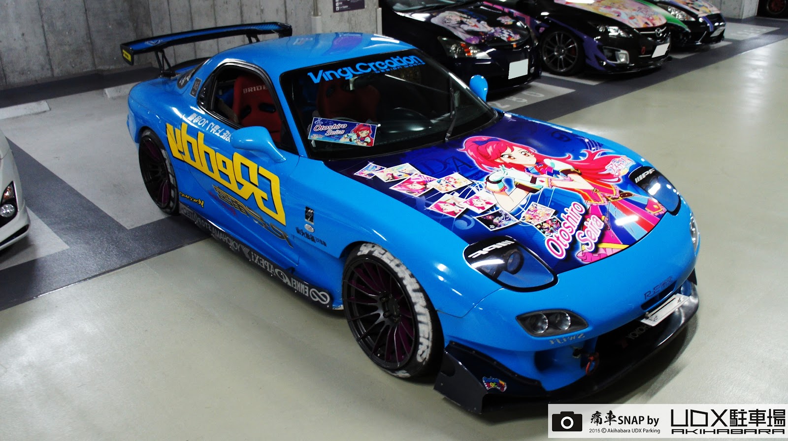 痛車 痛単車 カスタムバイク紹介 秋葉原udx駐車場ブログ 秋葉原udx駐車場 痛車snap No 2467 千葉県 アイカツ 音城セイラ仕様 Mazda Rx 7 痛車 痛単車 カスタムバイク紹介 秋葉原udx駐車場ブログ 秋葉原udx駐車場 痛車snap No 2467 千葉県 アイカツ 音城セイラ仕様 Mazda Rx 7