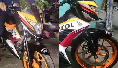 Harga Spesifikasi Honda Sonic 150 Repsol Penantang Suzuki Satria FU