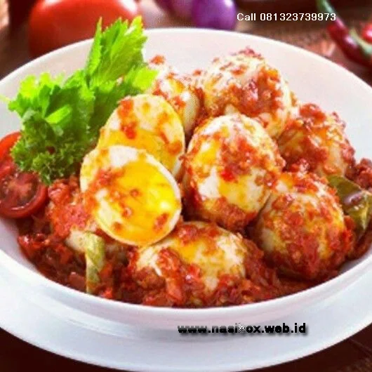 Resep telur pedas sunda nasi box situ patenggang ciwidey