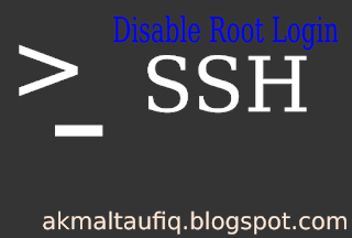 Disable login root ssh di debian