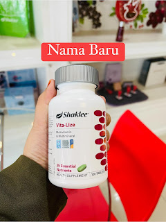 Vita-Lize Multivitamin Nama Baru Vitalea Iron Plus Shaklee