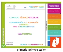 PRIMERA SESIÓN DE CONSEJO TÉCNICO ESCOLAR 