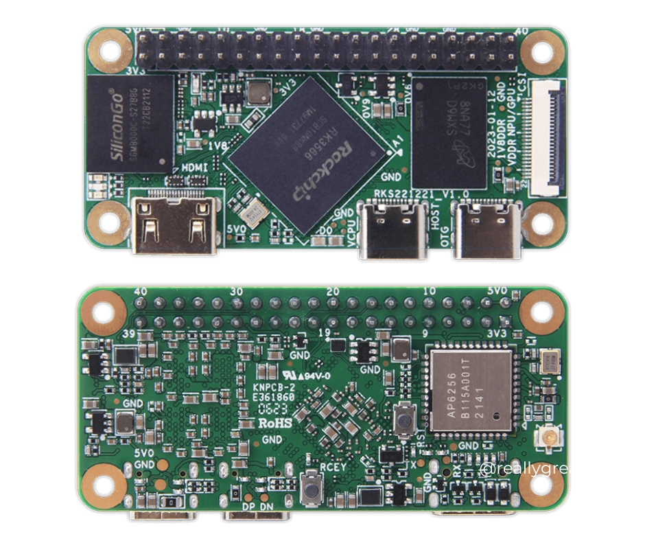 XPI-3566-ZERO - A Tiny RK3566 Single-board Computer in Raspberry Pi Zero Form Factor by Geniatech