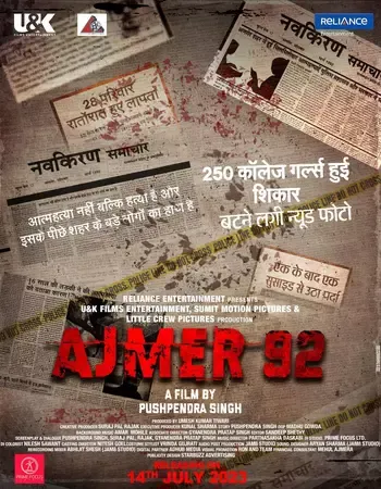 Ajmer 92 (2023) Hindi Movie Download