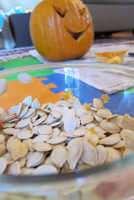 Baked Chili Pumpkin Seeds