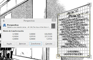 Gimp - Herramienta perspectiva