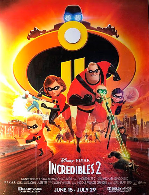 Cartel de la película de Pixar Animation Studios Los Increíbles 2