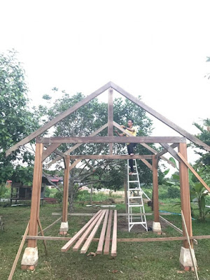 Gazebo? Upah atau Buat Sendiri? Cara dan Step Pembuatan Gazebo / Pergola / Pondok