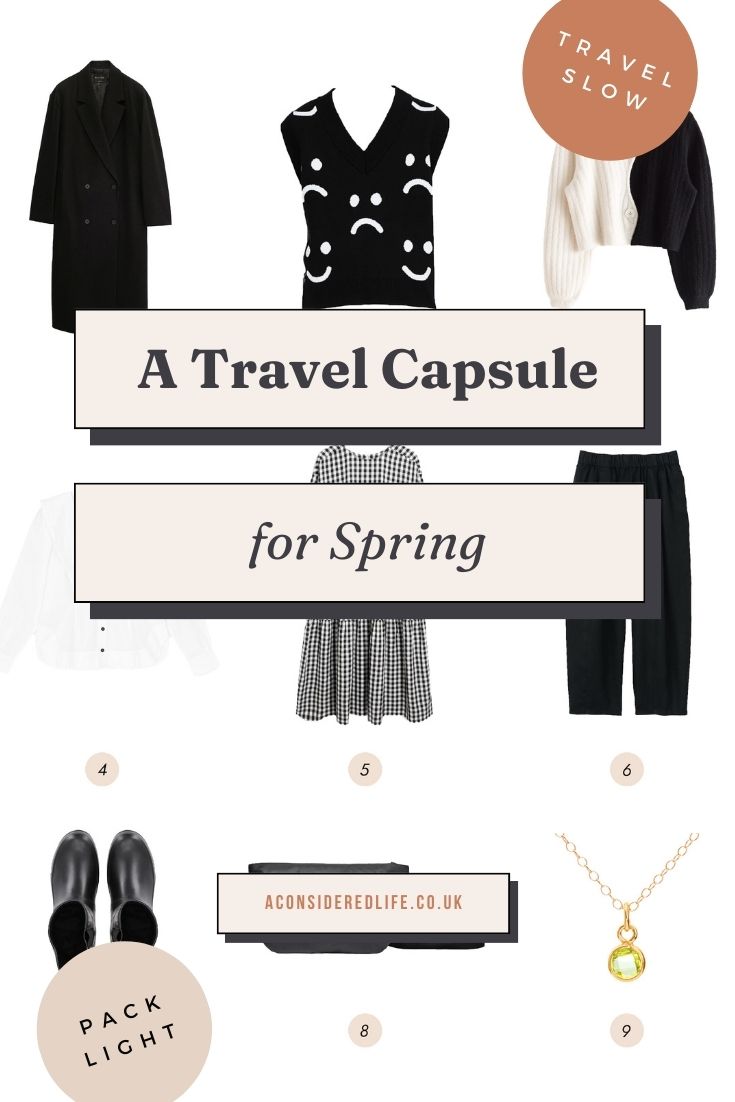 A Minimalist Travel Capsule For Spring