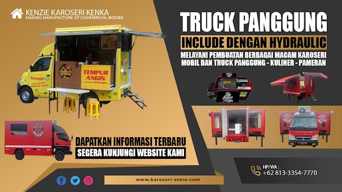 Karoseri Mobil Toko - Food Truck - Promosi