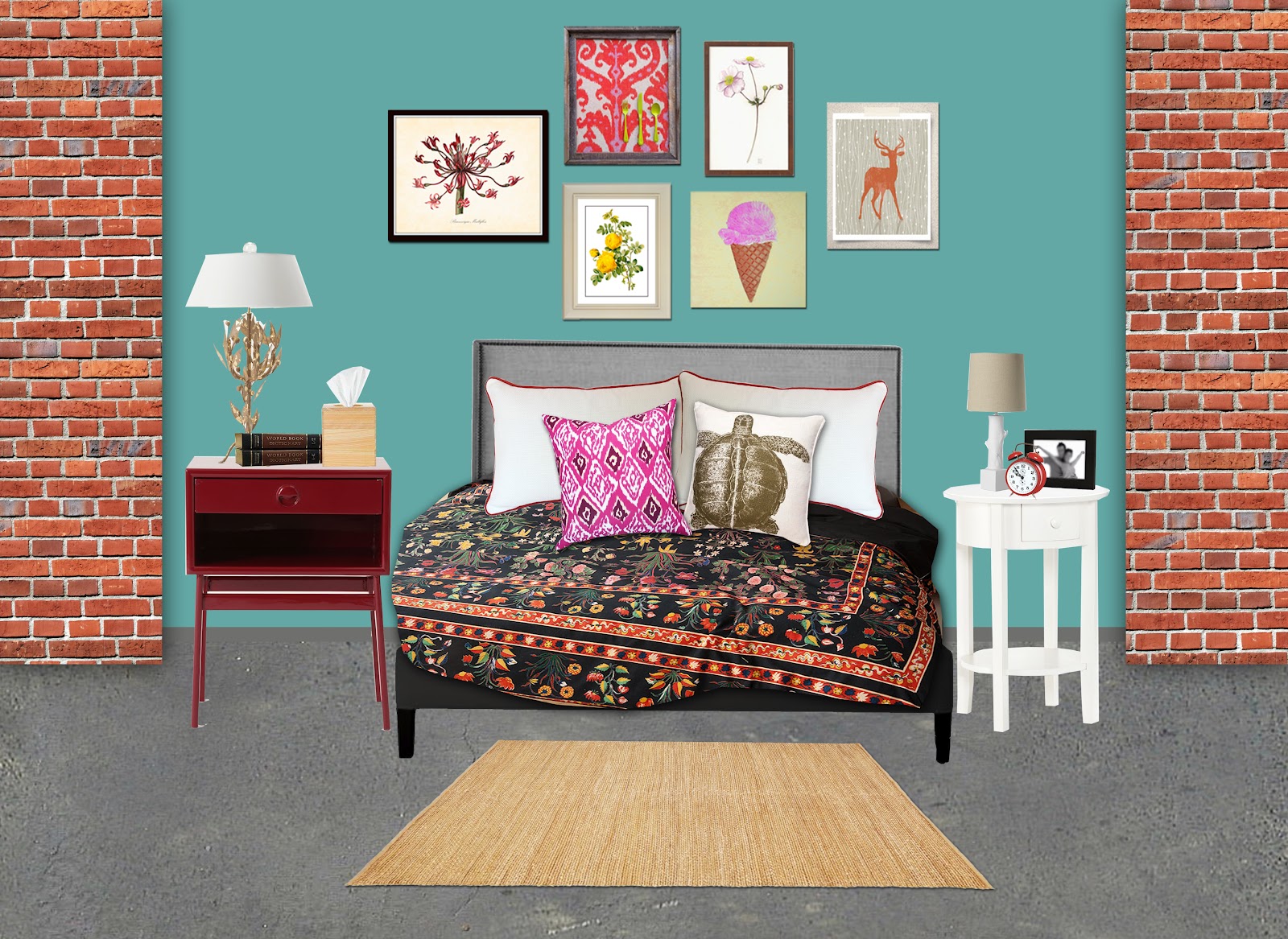 The Pink Doormat: The New Girl's Bedroom