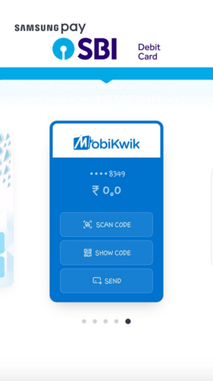 Samsung Pay supports MoibiKwik