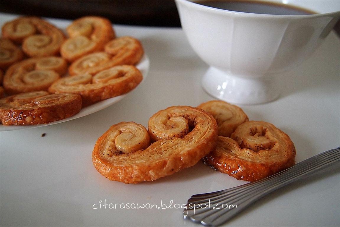 Palmiers / Biskut Telinga Gajah ~ Resepi Terbaik