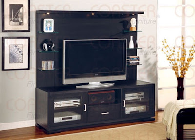 wood entertainment center