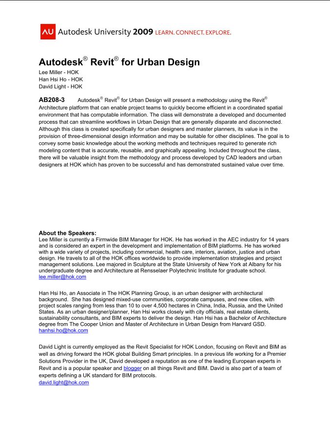 Revit Landscape Architecture