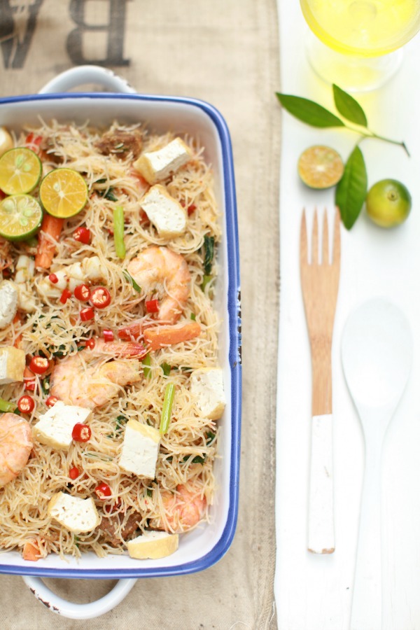 Mee Hoon Goreng Cili Api - masam manis