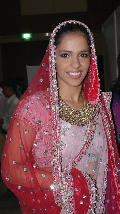 exclusve sania nehwal in bridal rwalk photo gallery