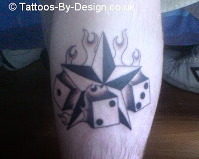  Black nautical star tattoo celtic nautical star